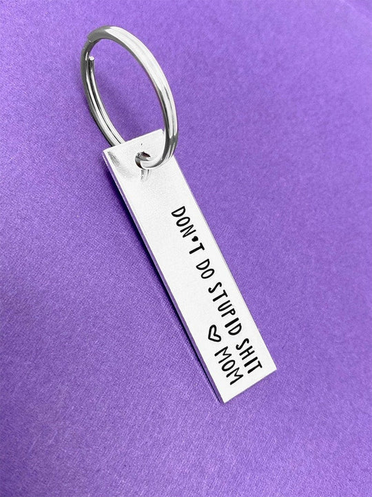 Don't Do Stupid Keychain Funny Gift for Your Kids Keychain MelodyNecklace