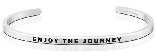 Enjoy the Journey adjustable bracelet bangle Silver Bracelets MelodyNecklace