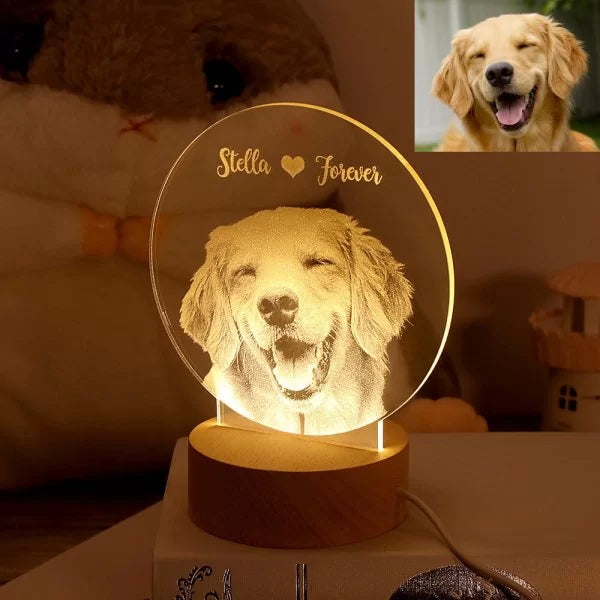 Personalized Photo Night Light LED Lamp for Family