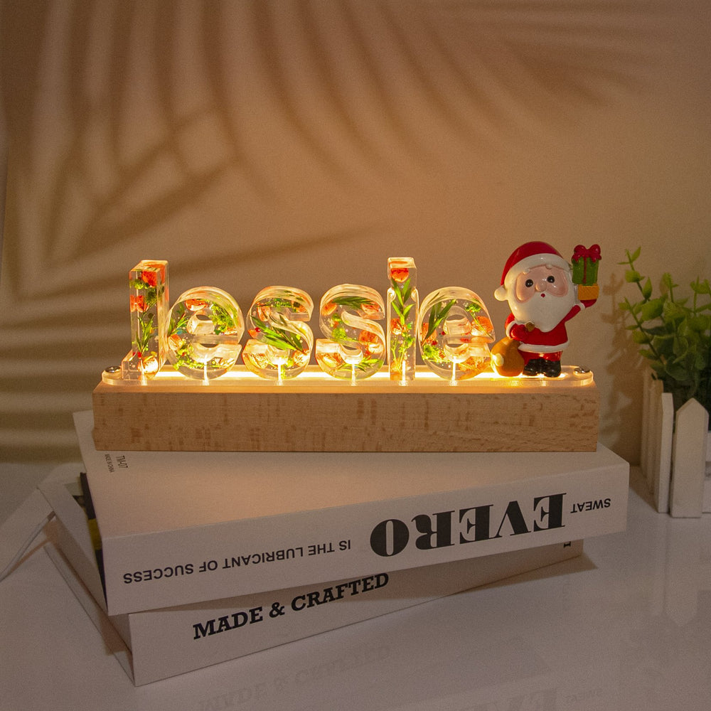 Resin Name Letter Light - Christmas Limited