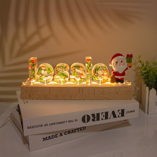 Resin Name Letter Light - Christmas Limited