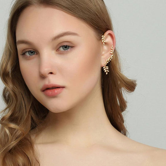 FANCY LEAF EAR CUFF STAY FANCY