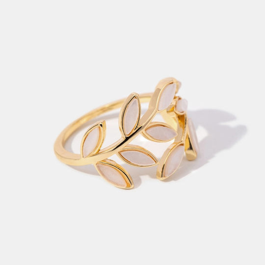 Gold Leaf Ring - Beautiful Earth Boutique