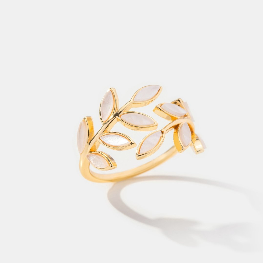 Gold Leaf Ring - Beautiful Earth Boutique