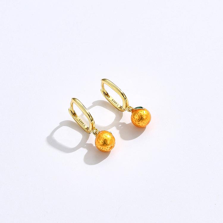 'Golden Spirit Orange' Earrings Myron Earring MelodyNecklace