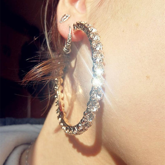 Eternity Hoop Earrings - Earrings - BBYKUTE