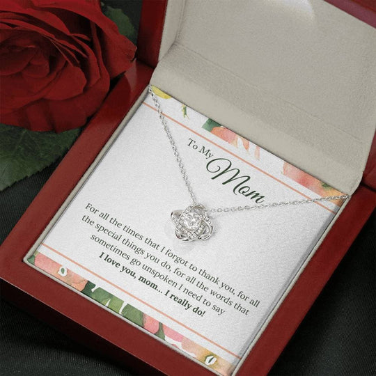 I Love You Mom I Really Do Necklace Mom Necklace MelodyNecklace