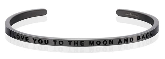 I Love You To The Moon And Back Moon Gray Bracelets MelodyNecklace