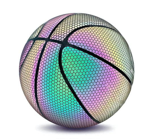Glow in the dark Basketball Holographic Reflective Glowing Basketball
