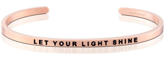 Let Your Light Shine Rose Gold Bracelets MelodyNecklace