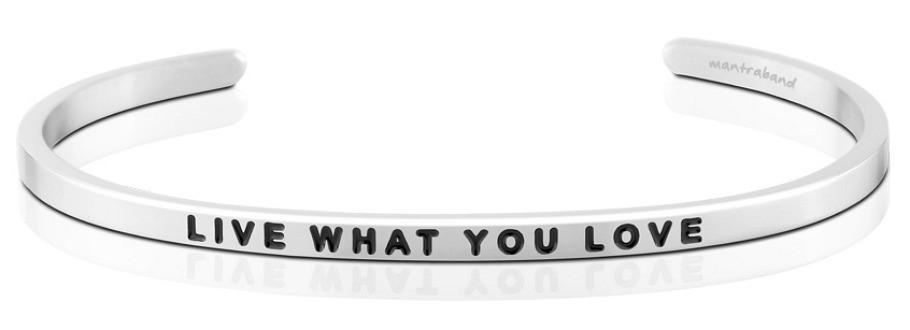Live What You Love Silver Bracelets MelodyNecklace