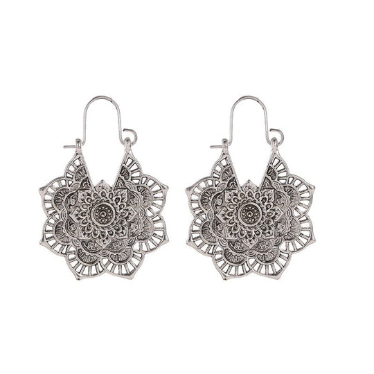 Lotus Mandala Earrings