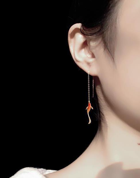 'Lucky Koi Fish' Earrings Myron Earring MelodyNecklace