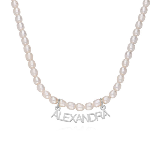 Chiara Pearl Name Necklace