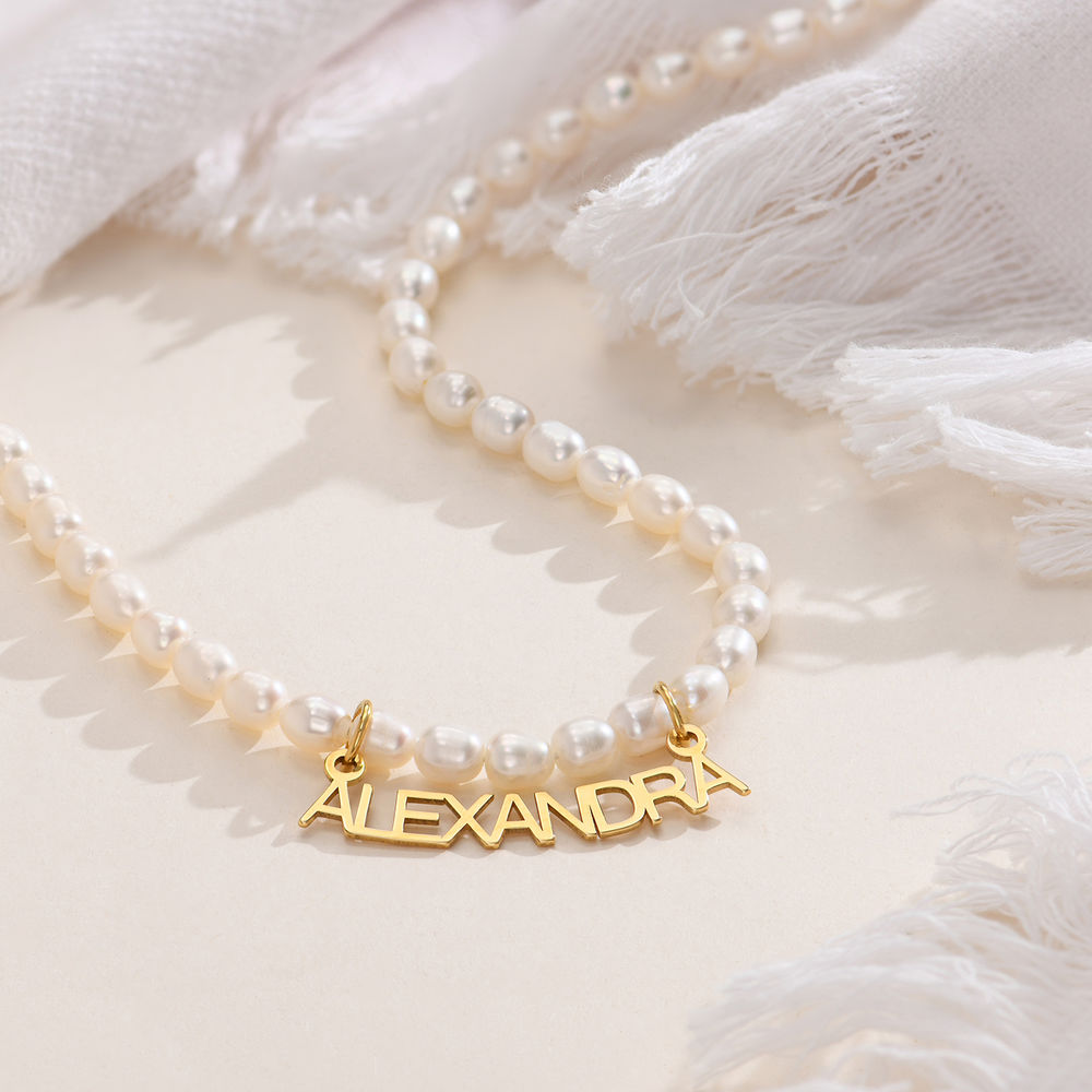 Chiara Pearl Name Necklace