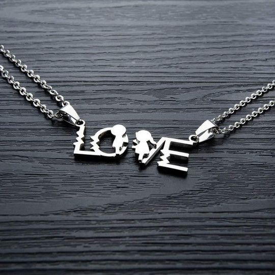 Magnetic Matching Love Necklace(2 Neckalces) Couple Necklace MelodyNecklace