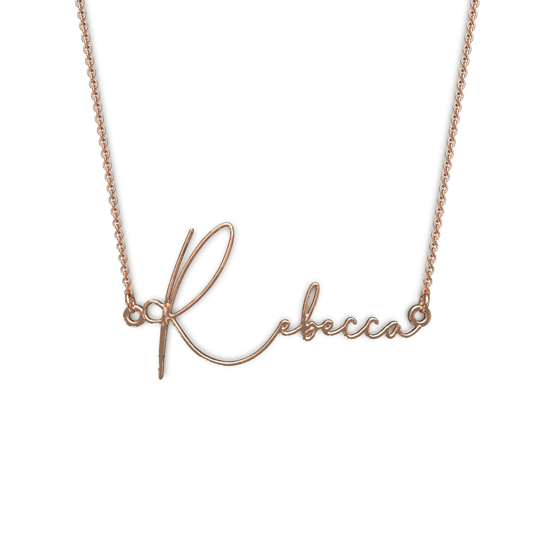 Monroe Name Necklace Necklace MelodyNecklace