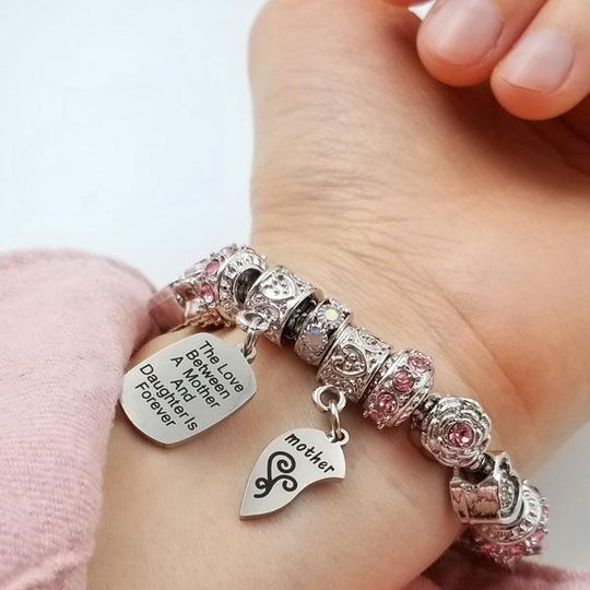 Mother Daughter Eternal Love Bracelets Mother / Pink Bracelets Bella's Yard