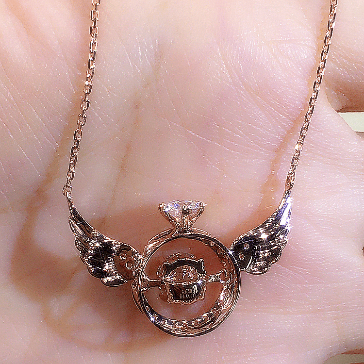 Mother's Day Gift Diamond Angel Wings Necklace Necklace MelodyNecklace