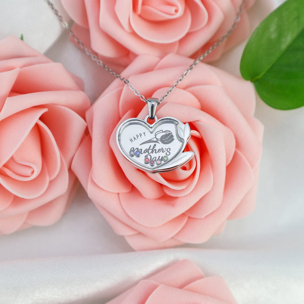 Mother's Day Gift Tulip Birthstone Necklace Mom Necklace MelodyNecklace