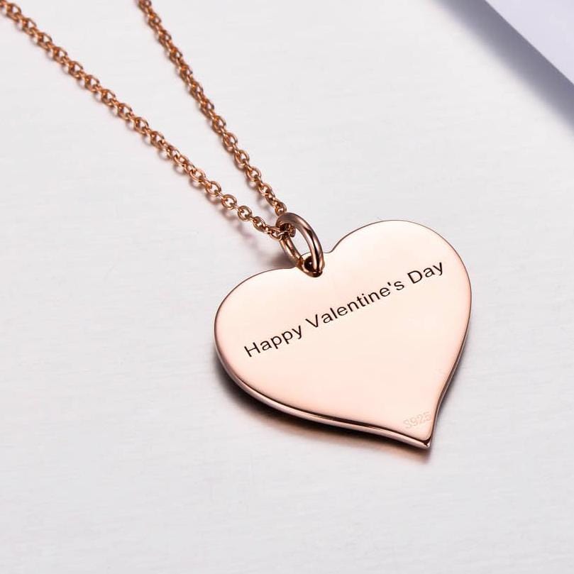 Personalized Heart Color Photo Necklace Necklace MelodyNecklace