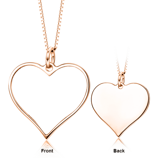 Personalized Heart Color Photo Necklace Necklace MelodyNecklace