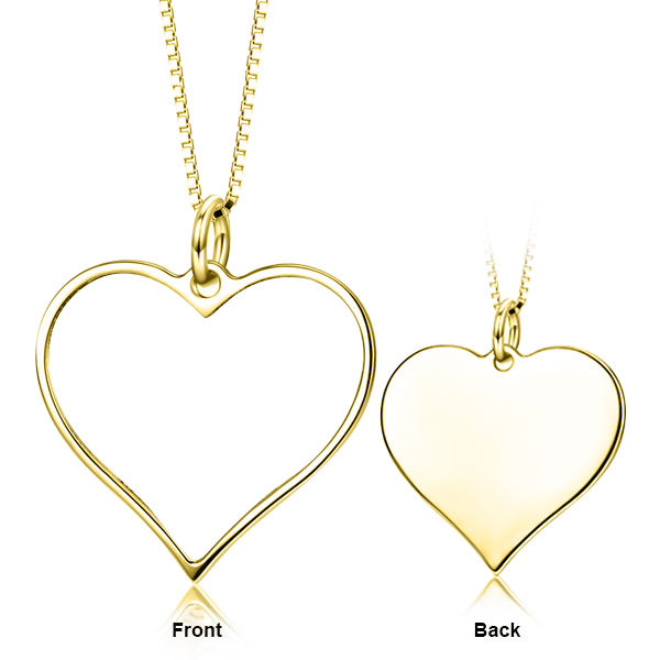 Personalized Heart Color Photo Necklace Necklace MelodyNecklace