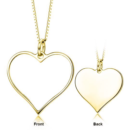 Personalized Heart Color Photo Necklace Necklace MelodyNecklace