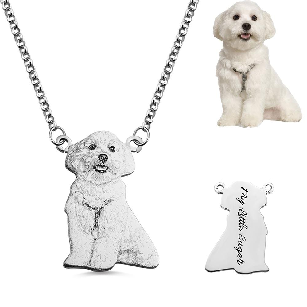 Personalized Pet's Photo Necklace Necklace MelodyNecklace