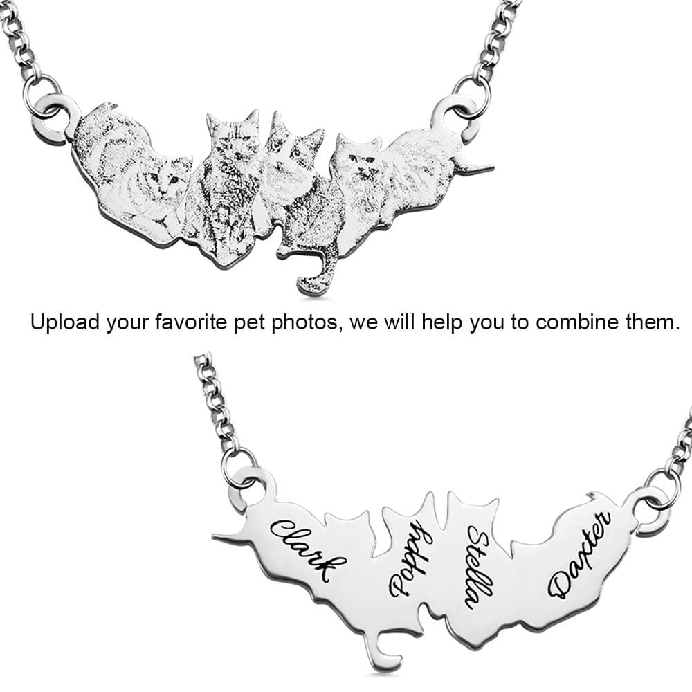 Personalized Pet's Photo Necklace Necklace MelodyNecklace