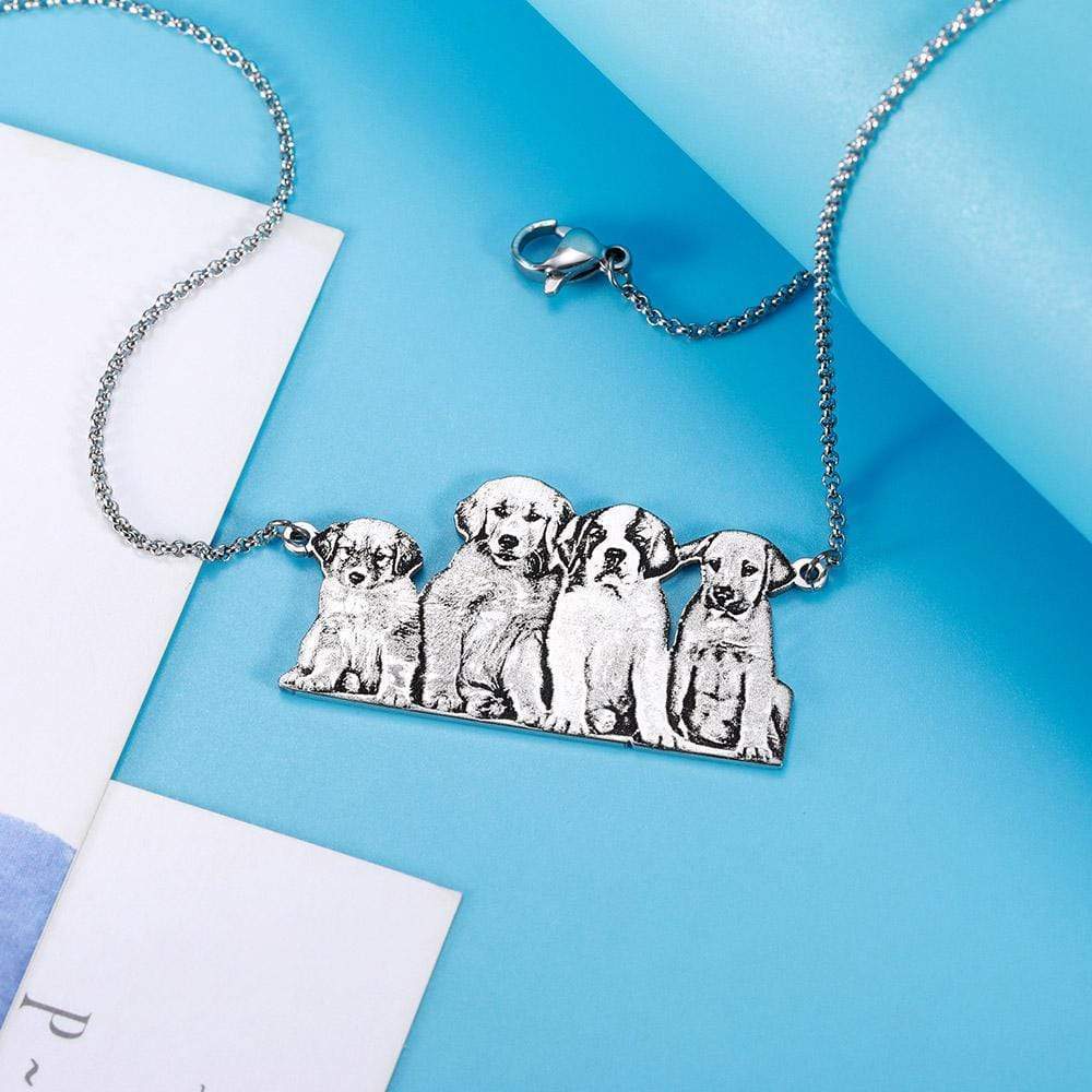 Personalized Pet's Photo Necklace Necklace MelodyNecklace