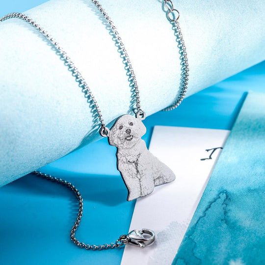 Personalized Pet's Photo Necklace Necklace MelodyNecklace