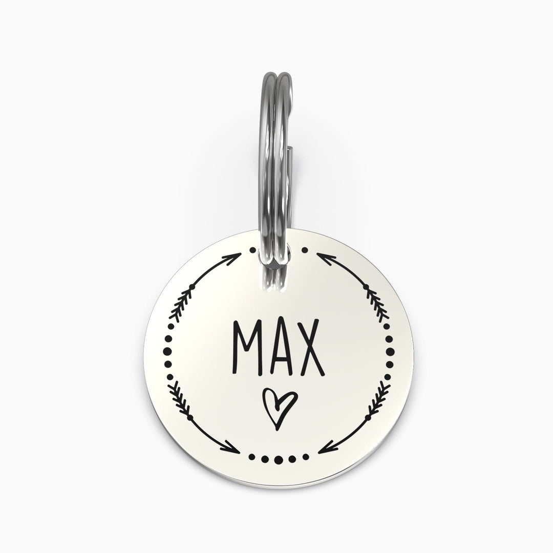 Personalized Pet Tag - Custom Dog Tag - Cat Tag Myron Keychain MelodyNecklace