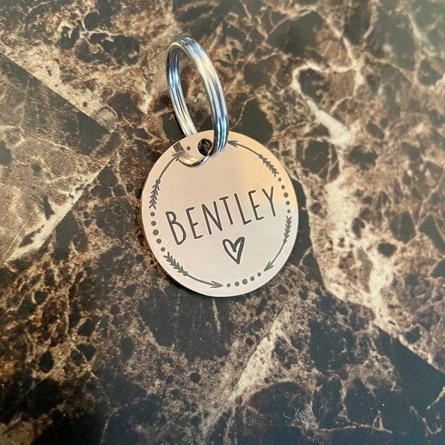 Personalized Pet Tag - Custom Dog Tag - Cat Tag Pet Tag Mint & Lily