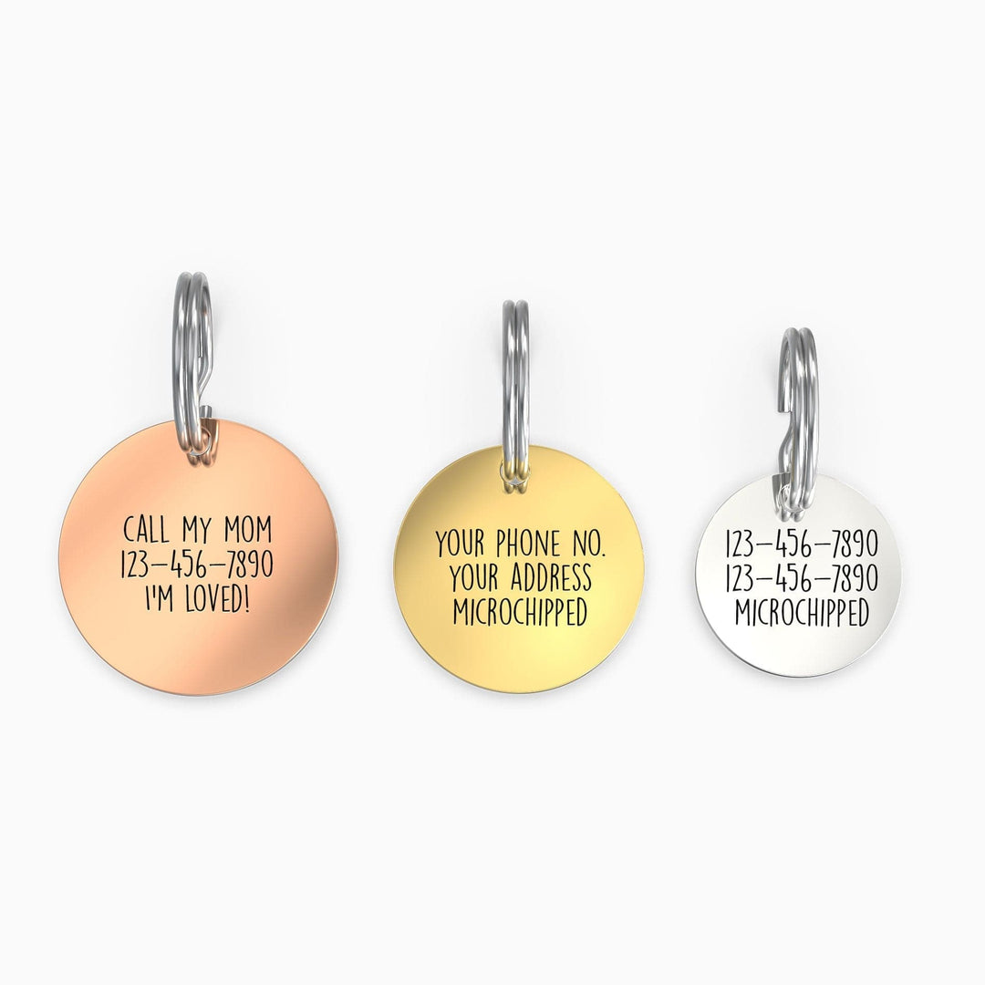 Personalized Pet Tag - Custom Dog Tag - Cat Tag Pet Tag Mint & Lily