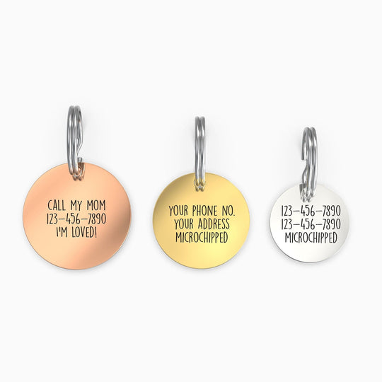 Personalized Pet Tag - Custom Dog Tag - Cat Tag Pet Tag Mint & Lily