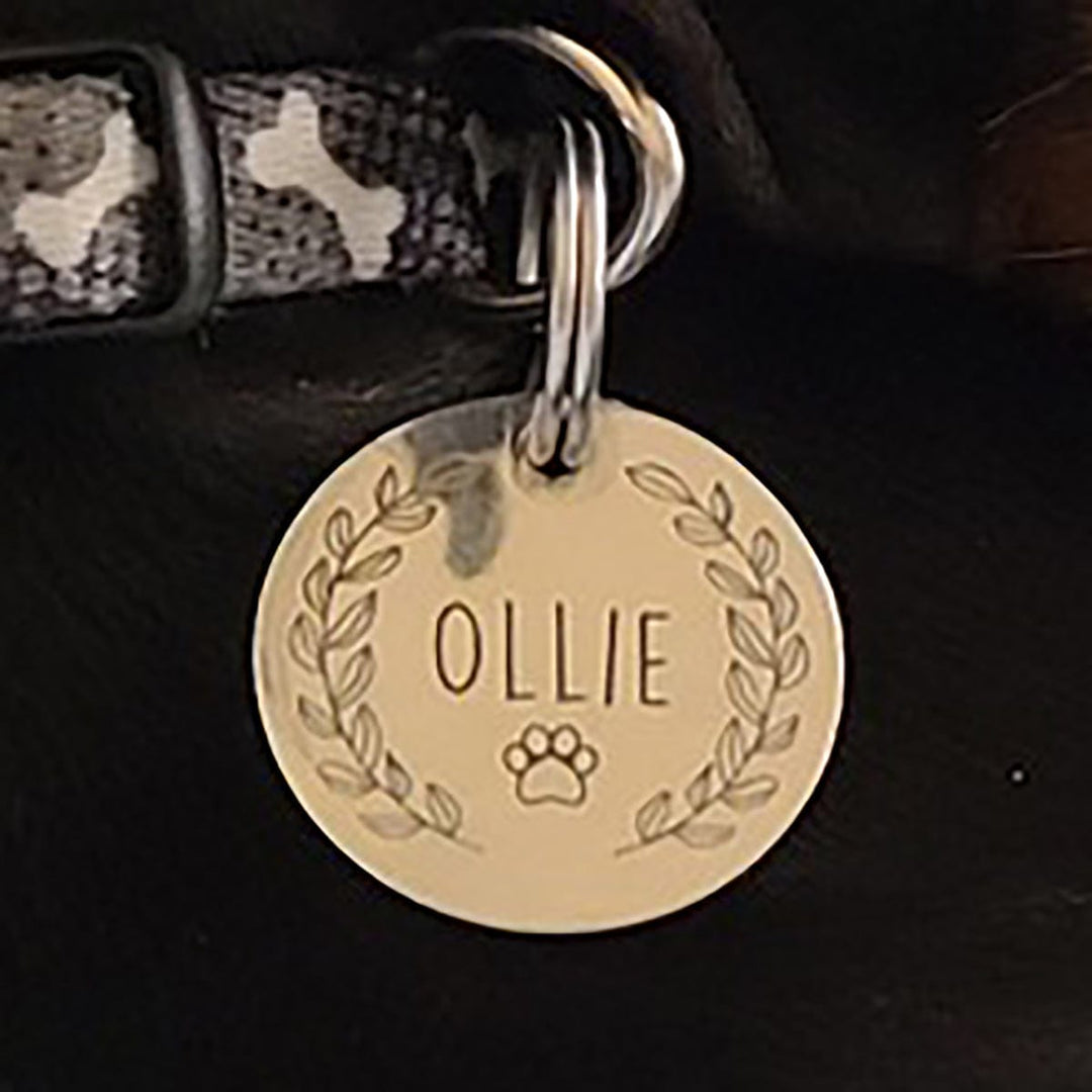 Personalized Pet Tag - Custom Dog Tag - Cat Tag Pet Tag Mint & Lily