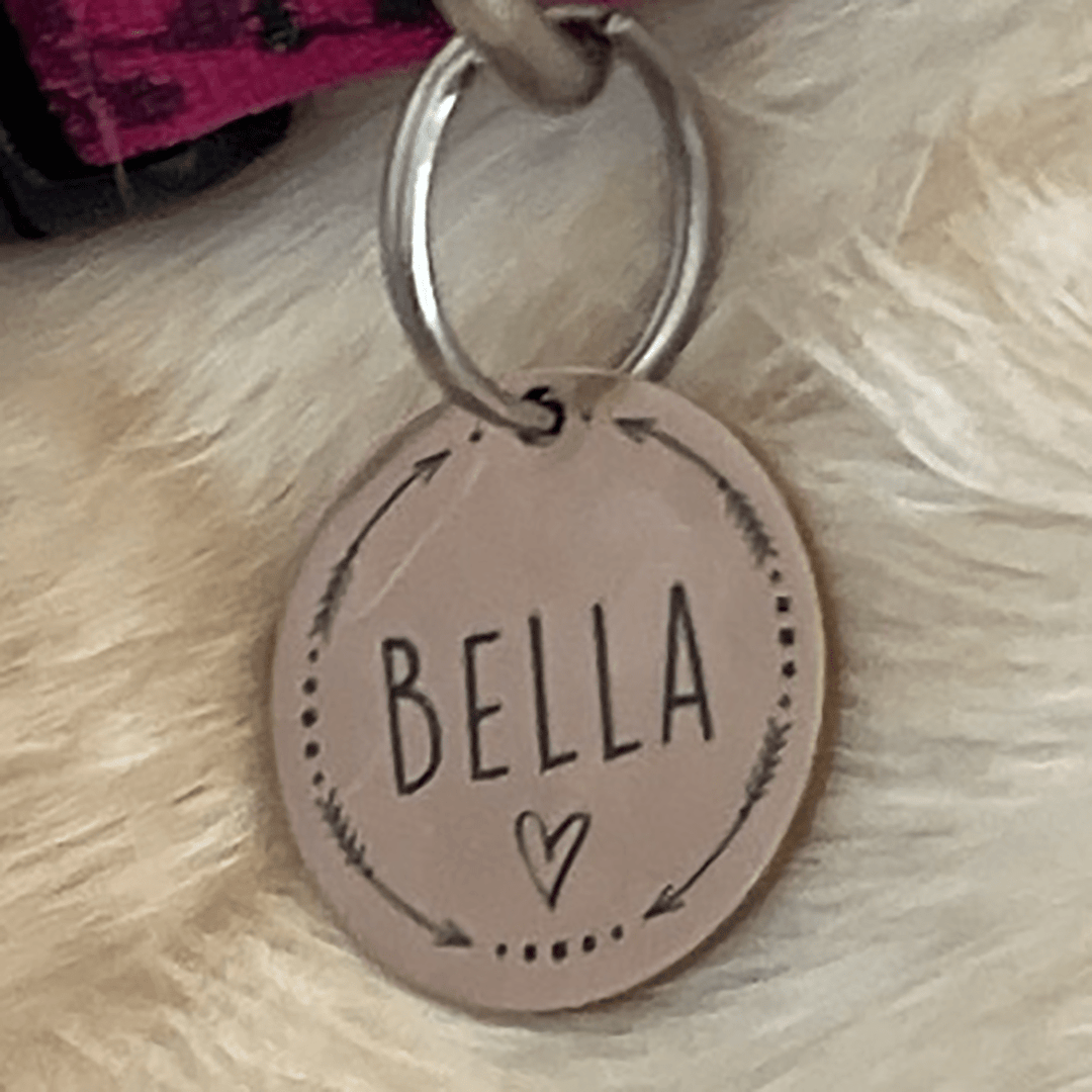 Personalized Pet Tag - Custom Dog Tag - Cat Tag Pet Tag Mint & Lily