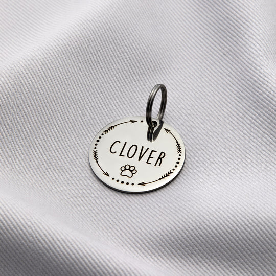 Personalized Pet Tag - Custom Dog Tag - Cat Tag Pet Tag Mint & Lily
