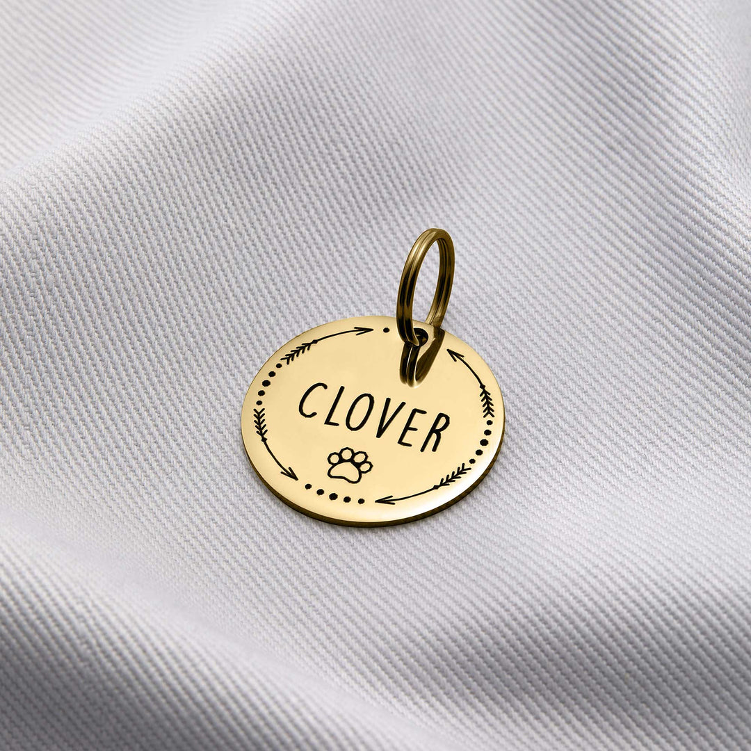 Personalized Pet Tag - Custom Dog Tag - Cat Tag Pet Tag Mint & Lily