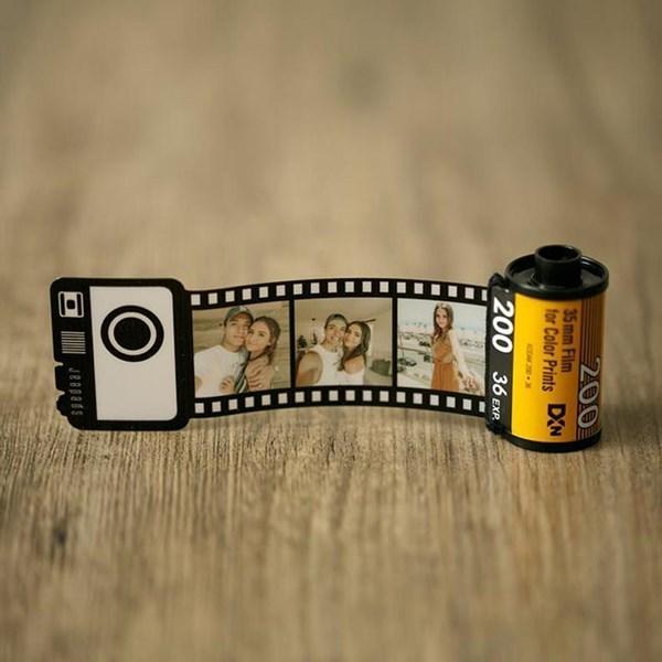 Personalized Photo Films Album Keychain Keychain MelodyNecklace