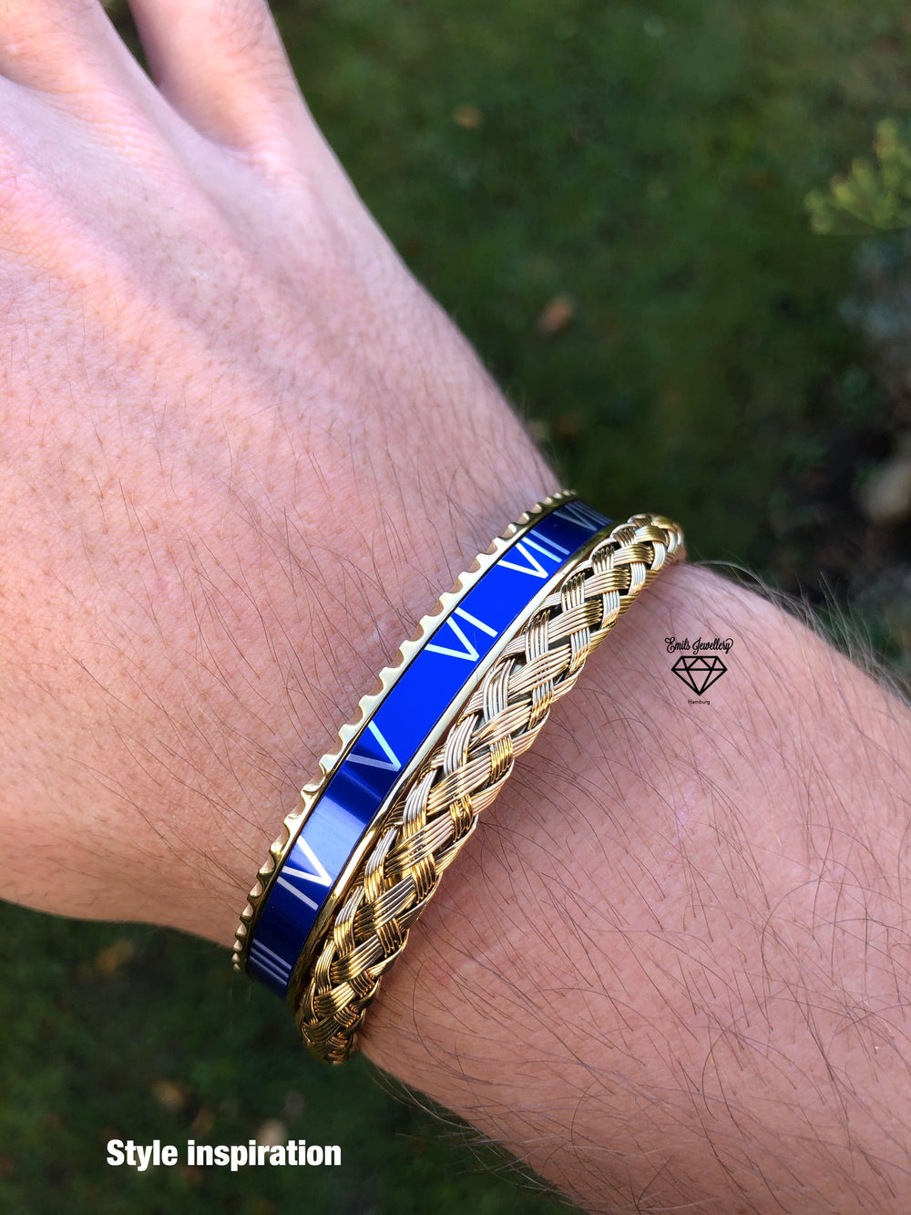 Roman Speed bracelet gold blue