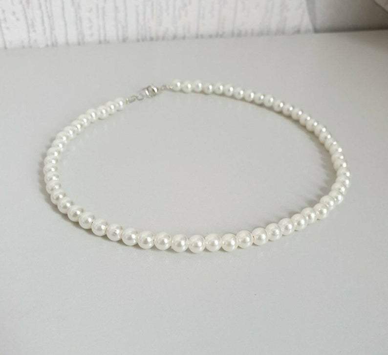 Pretty Ivory pearl necklace Necklace MelodyNecklace