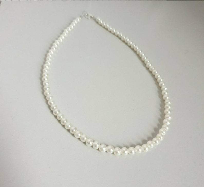 Pretty Ivory pearl necklace Necklace MelodyNecklace