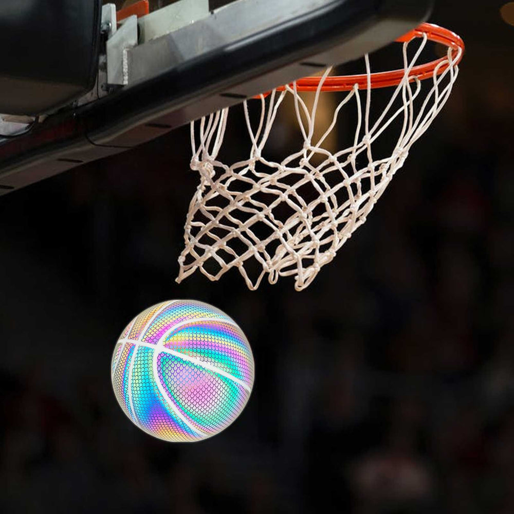 Glow in the dark Basketball Holographic Reflective Glowing Basketball