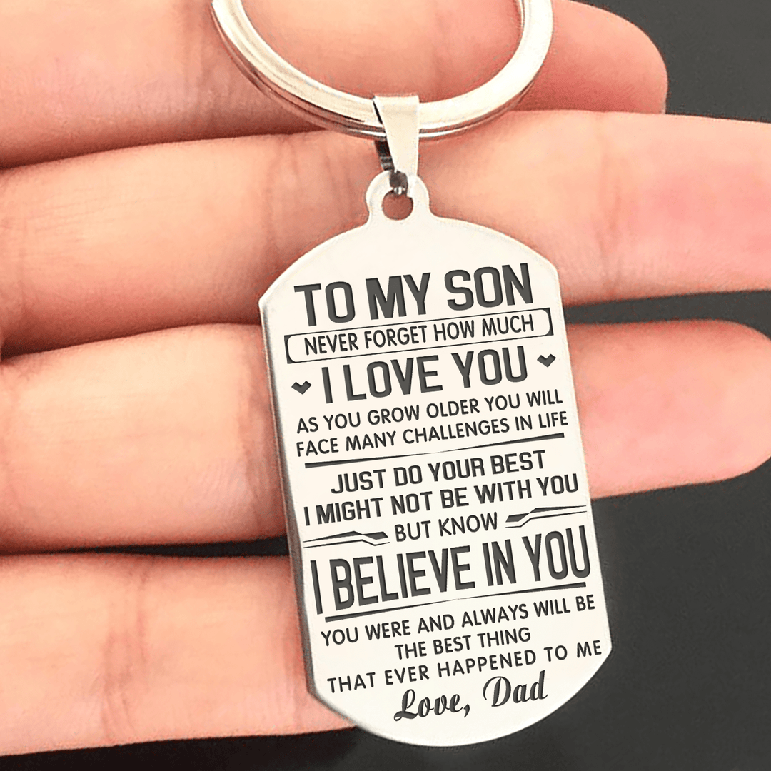 Son Dad-Do Your Best - Keychain Keychain MelodyNecklace