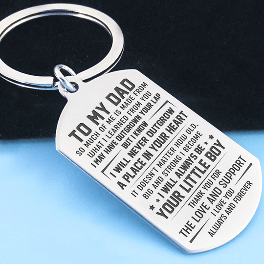 Son To My Dad-Thank You-Keychain Keychain MelodyNecklace