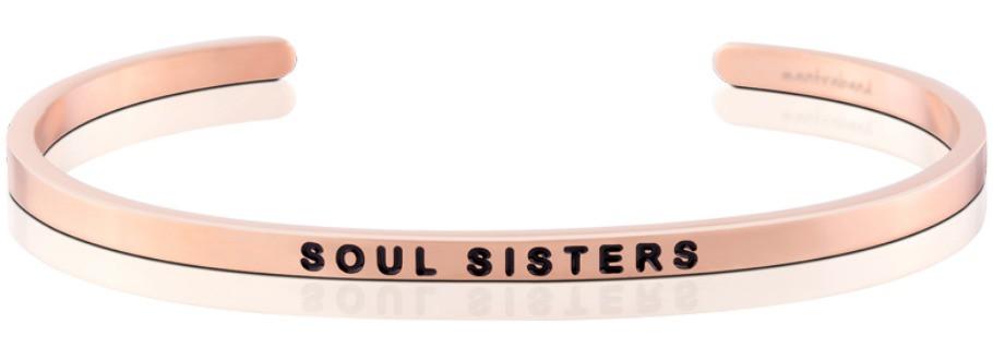 Soul Sisters adjustable bracelet bangle Rose Gold Bracelets MelodyNecklace