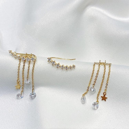 Star Tassel Earrings Earring MelodyNecklace