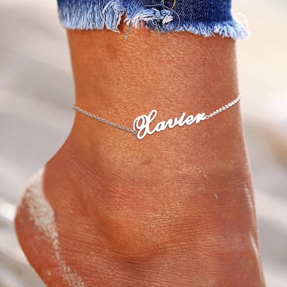 Summer Jewelry Custom Name Anklet Anklet GG